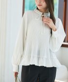 【ピエロ/Pierrot】の消しプリーツフリルネックブラウス 人気、トレンドファッション・服の通販 founy(ファニー) ファッション Fashion レディースファッション Fashion for Women トップス・カットソー Cut & Sew Tops シャツ・ブラウス・オフィスカジュアル Elegant Blouses & Button-Ups 送料無料 Free Shipping おすすめ Recommended / Our Picks エアリー Airy Texture クラシカル Classical, Vintage-Inspired ダウン Down, Puffer デニム Denim, Jeans Material フリル Frill, Ruffle プチプライス・低価格 Affordable / Budget Price プリーツ Pleats, Pleated リボン Ribbon, Bow エレガント 上品 Elegant thumbnail 消しプリーツフリルネックブラウス|ID: prp329100004817367 ipo3291000000034994078