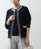 【ピエロ/Pierrot】のアンサンブルニット【ドラマ着用】 人気、トレンドファッション・服の通販 founy(ファニー) ファッション Fashion レディースファッション Fashion for Women トップス・カットソー Cut & Sew Tops ニット Knit Tops & Sweaters アンサンブルニット Knit Ensembles & Twin Sets アンサンブル Ensemble Set インナー Innerwear カーディガン Cardigan, Knitwear シンプル Simple, Minimal プチプライス・低価格 Affordable / Budget Price ベーシック Basic, Essential エレガント 上品 Elegant 半袖 Short Sleeve, Half Sleeve thumbnail 167cm / ネイビー×オフホワイト / M|ID: prp329100004834783 ipo3291000000036251879