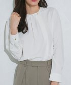 【ピエロ/Pierrot】のラップタックTブラウス 人気、トレンドファッション・服の通販 founy(ファニー) ファッション Fashion レディースファッション Fashion for Women トップス・カットソー Cut & Sew Tops シャツ・ブラウス・オフィスカジュアル Elegant Blouses & Button-Ups インナー Innerwear カットソー Cut and Sewn Top シンプル Simple, Minimal ジャケット Jacket, Outerwear ジョーゼット Georgette, Semi-Sheer Fabric プチプライス・低価格 Affordable / Budget Price ラップ Wrap, Wrap Design エレガント 上品 Elegant thumbnail 167cm / オフホワイト / M|ID: prp329100004839865 ipo3291000000035268988