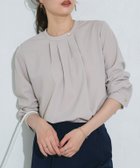 【ピエロ/Pierrot】のラップタックTブラウス 人気、トレンドファッション・服の通販 founy(ファニー) ファッション Fashion レディースファッション Fashion for Women トップス・カットソー Cut & Sew Tops シャツ・ブラウス・オフィスカジュアル Elegant Blouses & Button-Ups インナー Innerwear カットソー Cut and Sewn Top シンプル Simple, Minimal ジャケット Jacket, Outerwear ジョーゼット Georgette, Semi-Sheer Fabric プチプライス・低価格 Affordable / Budget Price ラップ Wrap, Wrap Design エレガント 上品 Elegant thumbnail 167cm / グレー / M|ID: prp329100004839865 ipo3291000000035268989