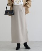 【ピエロ/Pierrot】のストレスフリーな着心地ストレッチIラインスカート 163cm / グレージュ / M|ID: prp329100004841149 ipo3291000000035744522