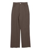 【ピエロ/Pierrot】のツイルセミフレアパンツ ブラウン|ID: prp329100004841179 ipo3291000000035996304