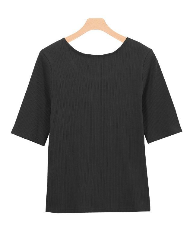 【ピエロ/Pierrot】の【アウトレットSALE!】バックオープンリブカットソー インテリア・キッズ・メンズ・レディースファッション・服の通販 founy(ファニー) https://founy.com/ ファッション Fashion レディースファッション Fashion for Women トップス・カットソー Cut & Sew Tops カットソー・ベーシックTシャツ Cut-and-Sewn Tops / Stretch Tees & Basics アウトレット Outlet / Clearance トレンド Trend, Trending Now プチプライス・低価格 Affordable / Budget Price ボトム Bottoms, Lower Wear |ID: prp329100004841181 ipo3291000000035282244