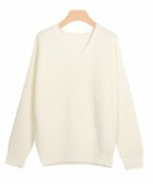 【ピエロ/Pierrot】のVネック畦ニット 人気、トレンドファッション・服の通販 founy(ファニー) ファッション Fashion レディースファッション Fashion for Women トップス・カットソー Cut & Sew Tops ニット Knit Tops & Sweaters Vネックトップス V-Neck Tops / V-Cut Neckline Shirts ショルダー Shoulder, Shoulder Strap シンプル Simple, Minimal タートルネック Turtleneck, High Neck ドロップ Drop Shoulder, Dropped Style プチプライス・低価格 Affordable / Budget Price 畦 Ribbed Knit thumbnail オフホワイト|ID: prp329100004841183 ipo3291000000036068892