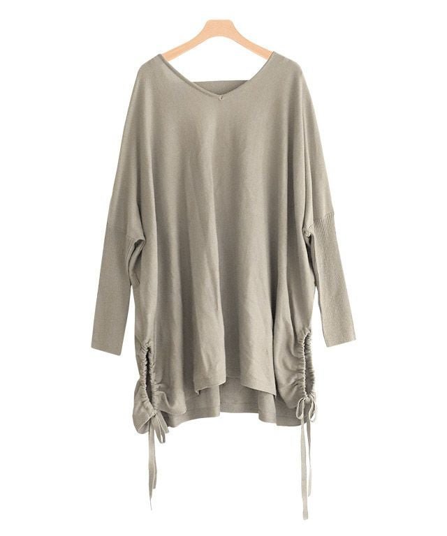 【ピエロ/Pierrot】のリボンVネックドルマンニット 人気、トレンドファッション・服の通販 founy(ファニー) 　ファッション　Fashion　レディースファッション　Fashion for Women　トップス・カットソー　Cut & Sew Tops　ニット　Knit Tops & Sweaters　Vネックトップス　V-Neck Tops / V-Cut Neckline Shirts　プチプライス・低価格　Affordable / Budget Price　リボン　Ribbon, Bow　 other-1|ID: prp329100004841204 ipo3291000000036069331