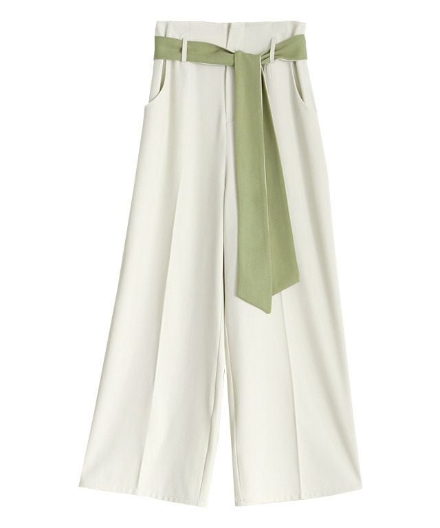 【ピエロ/Pierrot】のバイカラーベルトワイドパンツ インテリア・キッズ・メンズ・レディースファッション・服の通販 founy(ファニー) https://founy.com/ ファッション Fashion レディースファッション Fashion for Women パンツ Pants & Trousers ベルト&ウエストマーク Belts & Waist Accessories センター Center, Center Line プチプライス・低価格 Affordable / Budget Price エレガント 上品 Elegant |ID: prp329100004841209 ipo3291000000035996629