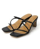 【ピエロ/Pierrot】の【アウトレットSALE!】ストラップスクエアトゥサンダル 人気、トレンドファッション・服の通販 founy(ファニー) ファッション Fashion レディースファッション Fashion for Women アウトレット Outlet / Clearance シューズ Shoes, Footwear スクエア Square, Square Shape プチプライス・低価格 Affordable / Budget Price ラップ Wrap, Wrap Design thumbnail ブラック|ID: prp329100004841216 ipo3291000000036069725