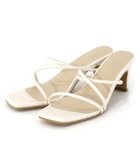 【ピエロ/Pierrot】の【アウトレットSALE!】ストラップスクエアトゥサンダル 人気、トレンドファッション・服の通販 founy(ファニー) ファッション Fashion レディースファッション Fashion for Women アウトレット Outlet / Clearance シューズ Shoes, Footwear スクエア Square, Square Shape プチプライス・低価格 Affordable / Budget Price ラップ Wrap, Wrap Design thumbnail アイボリー|ID: prp329100004841216 ipo3291000000036069727