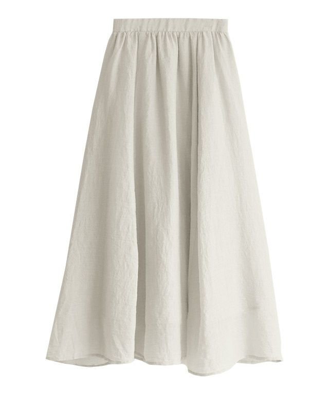 【ピエロ/Pierrot】の【アウトレットSALE!】楊柳ギャザースカート インテリア・キッズ・メンズ・レディースファッション・服の通販 founy(ファニー) 　ファッション　Fashion　レディースファッション　Fashion for Women　スカート　Skirts　アウトレット　Outlet / Clearance　ギャザー　Gathered, Ruffled　シンプル　Simple, Minimal　プチプライス・低価格　Affordable / Budget Price　ライトベージュ|ID: prp329100004841217 ipo3291000000035706917