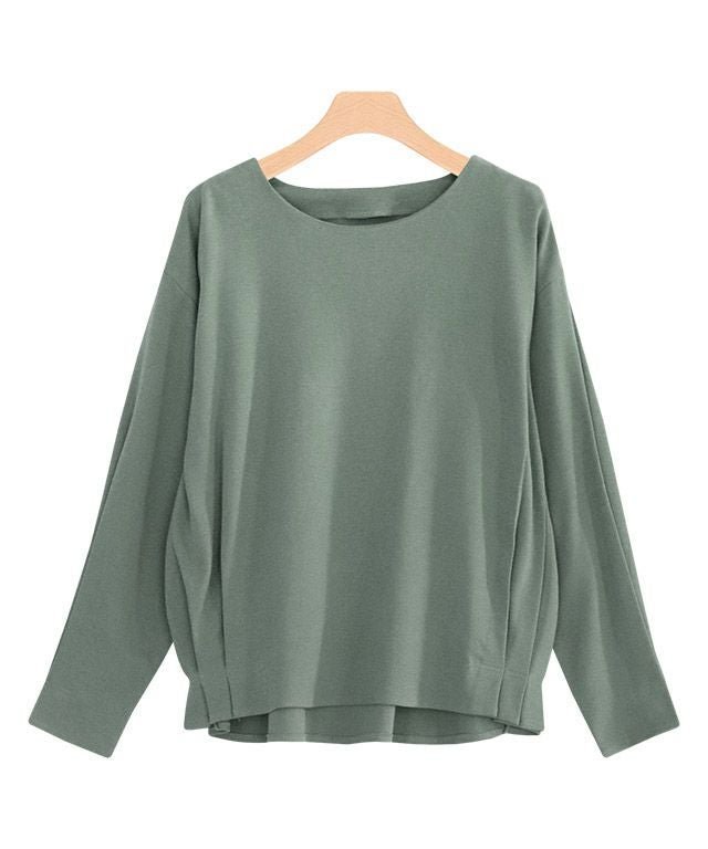 【ピエロ/Pierrot】のコットンポンチフロントタックカットソー インテリア・キッズ・メンズ・レディースファッション・服の通販 founy(ファニー) ファッション Fashion レディースファッション Fashion for Women トップス・カットソー Cut & Sew Tops カットソー・ベーシックTシャツ Cut-and-Sewn Tops / Stretch Tees & Basics シンプル Simple, Minimal プチプライス・低価格 Affordable / Budget Price エレガント 上品 Elegant グレーグリーン|ID: prp329100004841227 ipo3291000000036070067