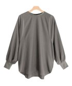 【ピエロ/Pierrot】の【アウトレットSALE!】ボリュームスリーブドルマンブラウス モカグレー|ID: prp329100004841240 ipo3291000000035282691