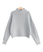 【ピエロ/Pierrot】のローゲージハイネックニット 人気、トレンドファッション・服の通販 founy(ファニー) ファッション Fashion レディースファッション Fashion for Women トップス・カットソー Cut & Sew Tops ニット Knit Tops & Sweaters プチプライス・低価格 Affordable / Budget Price ルーズ Loose, Oversized thumbnail ライトグレー|ID: prp329100004841245 ipo3291000000036070322