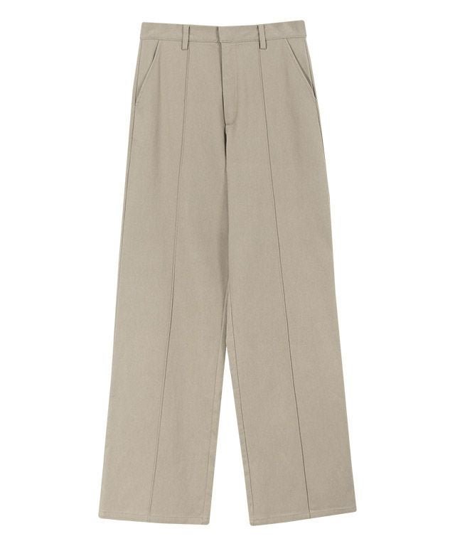 【ピエロ/Pierrot】の裏微起毛ボックスパンツ インテリア・キッズ・メンズ・レディースファッション・服の通販 founy(ファニー) 　ファッション　Fashion　レディースファッション　Fashion for Women　パンツ　Pants & Trousers　センター　Center, Center Line　プチプライス・低価格　Affordable / Budget Price　ボックス　Boxy, Box Shape　ベージュ|ID: prp329100004841255 ipo3291000000035996132