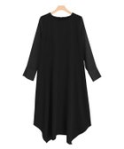 【ピエロ/Pierrot】の【アウトレットSALE!】シアードッキングイレヘムワンピース ブラック|ID: prp329100004841268 ipo3291000000036265995