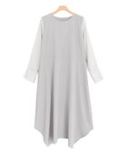 【ピエロ/Pierrot】の【アウトレットSALE!】シアードッキングイレヘムワンピース ライトグレー|ID: prp329100004841268 ipo3291000000036265997