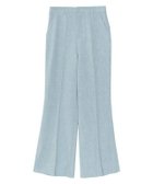 【ピエロ/Pierrot】の【アウトレットSALE!】リネンライクセミフレアパンツ ブルー|ID: prp329100004841282 ipo3291000000035995775
