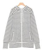 【ピエロ/Pierrot】の【アウトレットSALE!】2typeから選べるUVカットスラブパーカー オフホワイト×ブラック|ID: prp329100004841286 ipo3291000000035806259