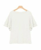 【ピエロ/Pierrot】の【アウトレットSALE!】2typeデザインとろみ素材Tシャツ [Pierrot] 人気、トレンドファッション・服の通販 founy(ファニー) ファッション Fashion レディースファッション Fashion for Women トップス・カットソー Cut & Sew Tops シャツ・ブラウス・オフィスカジュアル Elegant Blouses & Button-Ups ロングTシャツ・Tシャツ Longline T-Shirts & Tees ショルダー Shoulder, Shoulder Strap スリーブ Sleeve, Long Sleeve / Short Sleeve とろみ Fluid, Flowy Fabric デコルテ Décolleté, Neckline ドロップ Drop Shoulder, Dropped Style フェミニン Feminine, Girly フレア Flare, Flared アウトレット Outlet / Clearance プチプライス・低価格 Affordable / Budget Price おすすめ Recommended / Our Picks エレガント 上品 Elegant thumbnail オフホワイト|ID: prp329100004841289 ipo3291000000035282947