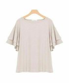 【ピエロ/Pierrot】の【アウトレットSALE!】2typeデザインとろみ素材Tシャツ [Pierrot] 人気、トレンドファッション・服の通販 founy(ファニー) ファッション Fashion レディースファッション Fashion for Women トップス・カットソー Cut & Sew Tops シャツ・ブラウス・オフィスカジュアル Elegant Blouses & Button-Ups ロングTシャツ・Tシャツ Longline T-Shirts & Tees ショルダー Shoulder, Shoulder Strap スリーブ Sleeve, Long Sleeve / Short Sleeve とろみ Fluid, Flowy Fabric デコルテ Décolleté, Neckline ドロップ Drop Shoulder, Dropped Style フェミニン Feminine, Girly フレア Flare, Flared アウトレット Outlet / Clearance プチプライス・低価格 Affordable / Budget Price おすすめ Recommended / Our Picks エレガント 上品 Elegant thumbnail パウダーピンク|ID: prp329100004841289 ipo3291000000035282954