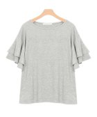 【ピエロ/Pierrot】の【アウトレットSALE!】2typeデザインとろみ素材Tシャツ [Pierrot] 人気、トレンドファッション・服の通販 founy(ファニー) ファッション Fashion レディースファッション Fashion for Women トップス・カットソー Cut & Sew Tops シャツ・ブラウス・オフィスカジュアル Elegant Blouses & Button-Ups ロングTシャツ・Tシャツ Longline T-Shirts & Tees ショルダー Shoulder, Shoulder Strap スリーブ Sleeve, Long Sleeve / Short Sleeve とろみ Fluid, Flowy Fabric デコルテ Décolleté, Neckline ドロップ Drop Shoulder, Dropped Style フェミニン Feminine, Girly フレア Flare, Flared アウトレット Outlet / Clearance プチプライス・低価格 Affordable / Budget Price おすすめ Recommended / Our Picks エレガント 上品 Elegant thumbnail 杢グレー|ID: prp329100004841289 ipo3291000000035282963