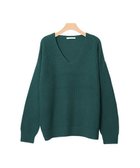 【ピエロ/Pierrot】の選べる2丈2ネックデザイン畦ニット 人気、トレンドファッション・服の通販 founy(ファニー) ファッション Fashion レディースファッション Fashion for Women トップス・カットソー Cut & Sew Tops ニット Knit Tops & Sweaters プチプライス・低価格 Affordable / Budget Price ボトム Bottoms, Lower Wear ミドル Middle Length, Mid Height ルーズ Loose, Oversized ロング Long, Long-Length 畦 Ribbed Knit thumbnail ディープグリーン|ID: prp329100004841296 ipo3291000000035283000