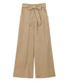 【ピエロ/Pierrot】のウエストリボン付き麻混ワイドパンツ 人気、トレンドファッション・服の通販 founy(ファニー) ファッション Fashion レディースファッション Fashion for Women パンツ Pants & Trousers シンプル Simple, Minimal プチプライス・低価格 Affordable / Budget Price ポケット Pocket, Pocket Detail リボン Ribbon, Bow ワイド Wide, Wide Fit thumbnail ベージュ|ID: prp329100004841302 ipo3291000000036071179