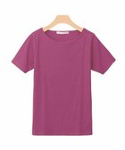 【ピエロ/Pierrot】の【アウトレットSALE!】ネックが選べる半袖テレコリブカットソー オーキッドパープル|ID: prp329100004841305 ipo3291000000035283082