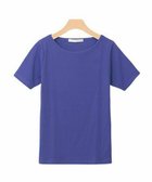 【ピエロ/Pierrot】の【アウトレットSALE!】ネックが選べる半袖テレコリブカットソー ブルーパープル|ID: prp329100004841305 ipo3291000000035283088