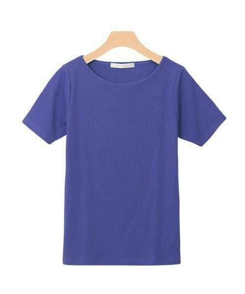 【ピエロ/Pierrot】の【アウトレットSALE!】ネックが選べる半袖テレコリブカットソー インテリア・キッズ・メンズ・レディースファッション・服の通販 founy(ファニー) ファッション Fashion レディースファッション Fashion for Women トップス・カットソー Cut & Sew Tops カットソー・ベーシックTシャツ Cut-and-Sewn Tops / Stretch Tees & Basics アウトレット Outlet / Clearance シンプル Simple, Minimal トレンド Trend, Trending Now フィット Fit, Slim Fit プチプライス・低価格 Affordable / Budget Price ラウンド Round, Round Neck 半袖 Short Sleeve, Half Sleeve ブルーパープル|ID: prp329100004841305 ipo3291000000035283088