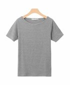 【ピエロ/Pierrot】の【アウトレットSALE!】ネックが選べる半袖テレコリブカットソー 杢グレー|ID: prp329100004841305 ipo3291000000035806732