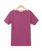 【ピエロ/Pierrot】の【アウトレットSALE!】ネックが選べる半袖テレコリブカットソー オーキッドパープル|ID: prp329100004841305 ipo3291000000035806737