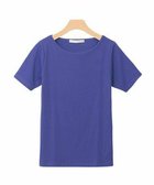 【ピエロ/Pierrot】の【アウトレットSALE!】ネックが選べる半袖テレコリブカットソー ブルーパープル|ID: prp329100004841305 ipo3291000000035806748