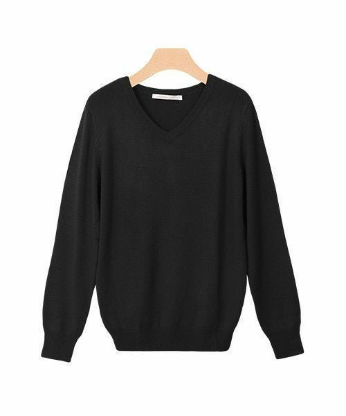 【ピエロ/Pierrot】のネックが選べるウォッシャブルニット インテリア・キッズ・メンズ・レディースファッション・服の通販 founy(ファニー) ファッション Fashion レディースファッション Fashion for Women トップス・カットソー Cut & Sew Tops ニット Knit Tops & Sweaters シルク Silk, 100% Silk プチプライス・低価格 Affordable / Budget Price エレガント 上品 Elegant 吸水 Absorbent, Quick-Dry ブラック|ID: prp329100004841308 ipo3291000000036071295