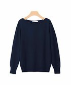 【ピエロ/Pierrot】のネックが選べるウォッシャブルニット 人気、トレンドファッション・服の通販 founy(ファニー) ファッション Fashion レディースファッション Fashion for Women トップス・カットソー Cut & Sew Tops ニット Knit Tops & Sweaters シルク Silk, 100% Silk プチプライス・低価格 Affordable / Budget Price エレガント 上品 Elegant 吸水 Absorbent, Quick-Dry thumbnail ネイビー|ID: prp329100004841308 ipo3291000000036071296