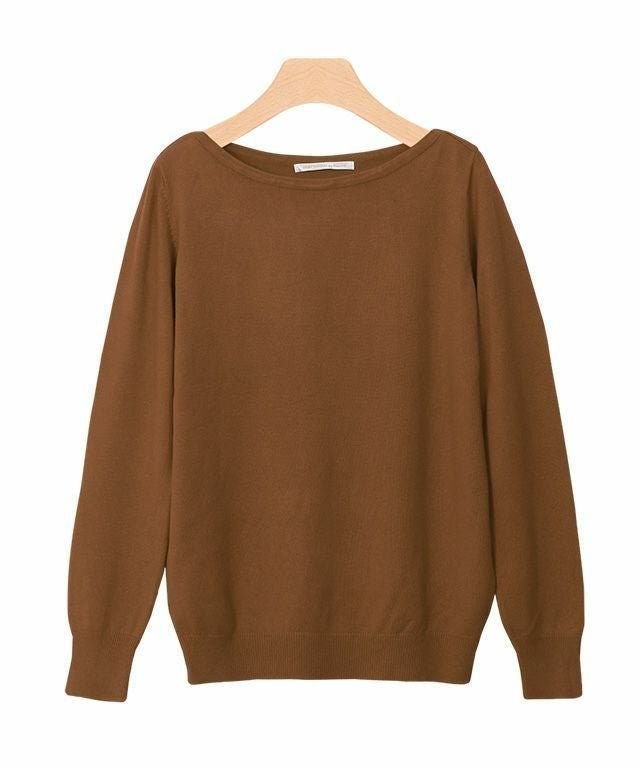 【ピエロ/Pierrot】のネックが選べるウォッシャブルニット インテリア・キッズ・メンズ・レディースファッション・服の通販 founy(ファニー) ファッション Fashion レディースファッション Fashion for Women トップス・カットソー Cut & Sew Tops ニット Knit Tops & Sweaters シルク Silk, 100% Silk プチプライス・低価格 Affordable / Budget Price エレガント 上品 Elegant 吸水 Absorbent, Quick-Dry キャメル|ID: prp329100004841308 ipo3291000000036071305