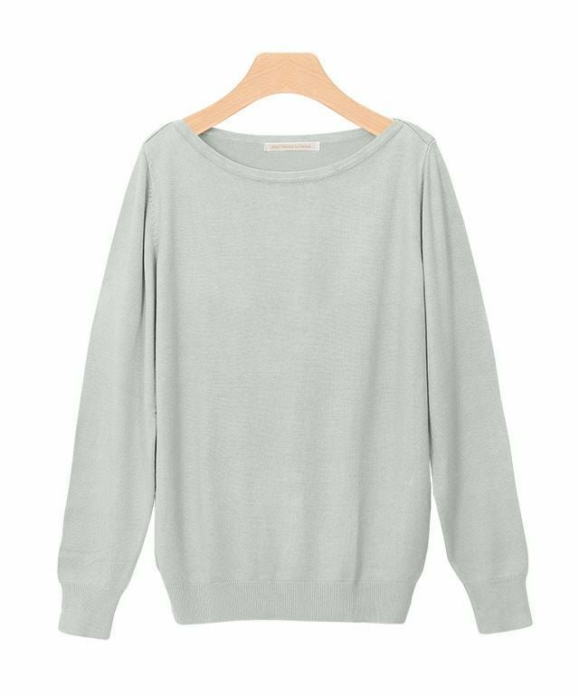 【ピエロ/Pierrot】のネックが選べるウォッシャブルニット インテリア・キッズ・メンズ・レディースファッション・服の通販 founy(ファニー) ファッション Fashion レディースファッション Fashion for Women トップス・カットソー Cut & Sew Tops ニット Knit Tops & Sweaters シルク Silk, 100% Silk プチプライス・低価格 Affordable / Budget Price エレガント 上品 Elegant 吸水 Absorbent, Quick-Dry グレー|ID: prp329100004841308 ipo3291000000036071310