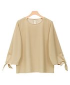 【ピエロ/Pierrot】の選べるTブラウス 人気、トレンドファッション・服の通販 founy(ファニー) ファッション Fashion レディースファッション Fashion for Women トップス・カットソー Cut & Sew Tops シャツ・ブラウス・オフィスカジュアル Elegant Blouses & Button-Ups カットソー Cut and Sewn Top ギャザー Gathered, Ruffled ジョーゼット Georgette, Semi-Sheer Fabric スリット Slit, Slit Detail スリーブ Sleeve, Long Sleeve / Short Sleeve デコルテ Décolleté, Neckline バランス Balance, Style Balance フェミニン Feminine, Girly フロント Front, Front Design リボン Ribbon, Bow プチプライス・低価格 Affordable / Budget Price エレガント 上品 Elegant thumbnail ベージュ|ID: prp329100004841314 ipo3291000000036071334