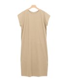 【ピエロ/Pierrot】の【アウトレットSALE!】Vネックフレンチスリーブワンピース ベージュ|ID: prp329100004841320 ipo3291000000035806933