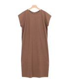 【ピエロ/Pierrot】の【アウトレットSALE!】Vネックフレンチスリーブワンピース ブラウン|ID: prp329100004841320 ipo3291000000035806947
