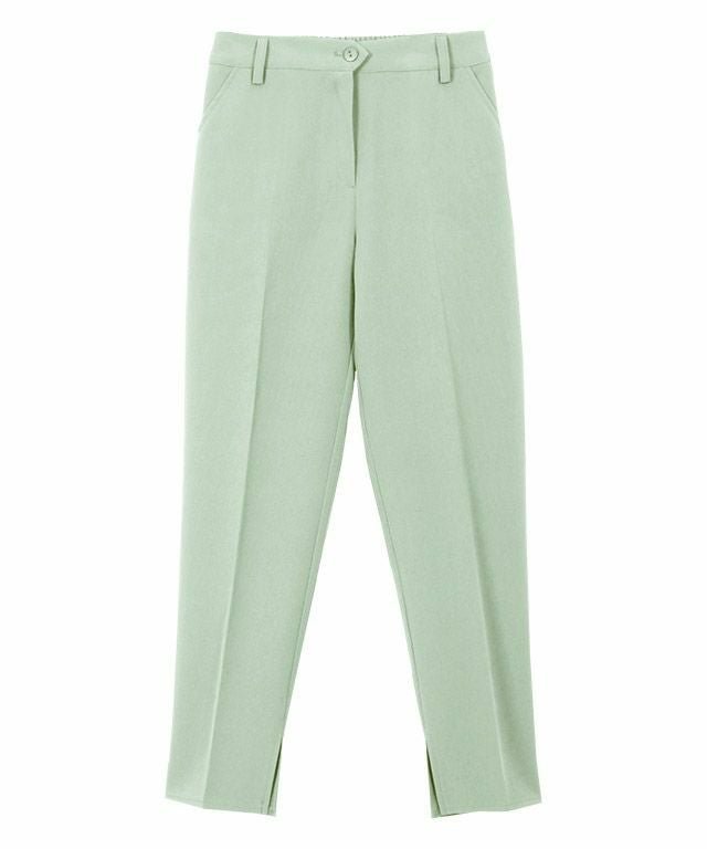 【ピエロ/Pierrot】の裾スリットストレートパンツ インテリア・キッズ・メンズ・レディースファッション・服の通販 founy(ファニー) ファッション Fashion レディースファッション Fashion for Women パンツ Pants & Trousers シンプル Simple, Minimal ジョーゼット Georgette, Semi-Sheer Fabric スリット Slit, Slit Detail センター Center, Center Line プチプライス・低価格 Affordable / Budget Price ミント|ID: prp329100004841321 ipo3291000000036071478