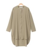 【ピエロ/Pierrot】の【アウトレットSALE!】バンドカラーチュニックブラウス ベージュ|ID: prp329100004841323 ipo3291000000035807079