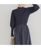 【ピエロ/Pierrot】の異素材ドッキングボリュームスリーブワンピース 人気、トレンドファッション・服の通販 founy(ファニー) ファッション Fashion レディースファッション Fashion for Women ワンピース Dresses おすすめ Recommended / Our Picks ギャザー Gathered, Ruffled タートルネック Turtleneck, High Neck ドッキング Docking, Mixed Material ハイネック High Neck, Mock Neck プチプライス・低価格 Affordable / Budget Price thumbnail ネイビー|ID: prp329100004845239 ipo3291000000035331385