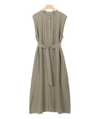 【ピエロ/Pierrot】のベルテッドノースリーブロングシャツ 人気、トレンドファッション・服の通販 founy(ファニー) ファッション Fashion レディースファッション Fashion for Women ワンピース Dresses シルク Silk, 100% Silk シンプル Simple, Minimal チュニック Tunic, Long Top プチプライス・低価格 Affordable / Budget Price エレガント 上品 Elegant thumbnail グレイッシュカーキ|ID: prp329100004846071 ipo3291000000035350558