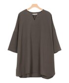 【ピエロ/Pierrot】のキーネックチュニックブラウス 人気、トレンドファッション・服の通販 founy(ファニー) ファッション Fashion レディースファッション Fashion for Women トップス・カットソー Cut & Sew Tops シャツ・ブラウス・オフィスカジュアル Elegant Blouses & Button-Ups なめらか Smooth, Silky Texture チュニック Tunic, Long Top プチプライス・低価格 Affordable / Budget Price ボトム Bottoms, Lower Wear thumbnail チャコールブラウン|ID: prp329100004846083 ipo3291000000035351125