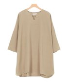 【ピエロ/Pierrot】のキーネックチュニックブラウス 人気、トレンドファッション・服の通販 founy(ファニー) ファッション Fashion レディースファッション Fashion for Women トップス・カットソー Cut & Sew Tops シャツ・ブラウス・オフィスカジュアル Elegant Blouses & Button-Ups なめらか Smooth, Silky Texture チュニック Tunic, Long Top プチプライス・低価格 Affordable / Budget Price ボトム Bottoms, Lower Wear thumbnail ベージュ|ID: prp329100004846083 ipo3291000000035351127