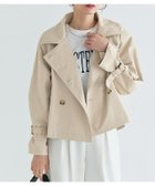 【ピエロ/Pierrot】のキャンディースリーブショートトレンチコート 人気、トレンドファッション・服の通販 founy(ファニー) ファッション Fashion レディースファッション Fashion for Women アウター Coat / Outerwear Collection コート・ロングコート・ピーコート Long Coats, Peacoats & More レディースジャケット・軽アウター Jackets トレンチコート / 春秋の定番アウター Trench Coats ショート Short, Short Length スリーブ Sleeve, Long Sleeve / Short Sleeve プチプライス・低価格 Affordable / Budget Price thumbnail キャンディースリーブショートトレンチコート|ID: prp329100004848787 ipo3291000000035455628