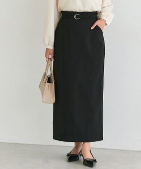 【ピエロ/Pierrot】 ベルテッドストレッチIラインスカート人気、トレンドファッション・服の通販 founy(ファニー) ファッション Fashion レディースファッション Fashion for Women スカート Skirts シンプル Simple, Minimal ストレッチ Stretch, Stretchy Fabric プチプライス・低価格 Affordable / Budget Price |ID:prp329100004849511