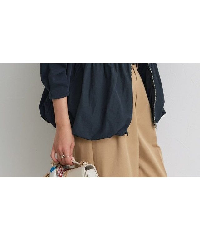 【ピエロ/Pierrot】の【UV・花粉対策】バルーンペプラムブルゾン インテリア・キッズ・メンズ・レディースファッション・服の通販 founy(ファニー) ファッション Fashion レディースファッション Fashion for Women アウター Coat / Outerwear Collection レディースジャケット・軽アウター Jackets ブルゾンジャケット・スポーティアウター Blouson Jackets 送料無料 Free Shipping ドッキング Docking, Mixed Material バルーン Balloon, Balloon Silhouette ブルゾン Blouson, Bomber Jacket プチプライス・低価格 Affordable / Budget Price ペプラム Peplum, Flared Hem ポケット Pocket, Pocket Detail 162cm / ネイビー / M|ID: prp329100004849514 ipo3291000000035482698