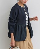 【ピエロ/Pierrot】の【UV・花粉対策】バルーンペプラムブルゾン 162cm / ネイビー / M|ID: prp329100004849514 ipo3291000000035746918