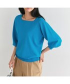 【ピエロ/Pierrot】の【UV/ウォッシャブル】バルーンスリーブニット 人気、トレンドファッション・服の通販 founy(ファニー) ファッション Fashion レディースファッション Fashion for Women トップス・カットソー Cut & Sew Tops ニット Knit Tops & Sweaters 送料無料 Free Shipping ウォッシャブル Machine Washable シンプル Simple, Minimal スクエア Square, Square Shape スリーブ Sleeve, Long Sleeve / Short Sleeve バルーン Balloon, Balloon Silhouette プチプライス・低価格 Affordable / Budget Price エレガント 上品 Elegant thumbnail 162cm / ブルー / M|ID: prp329100004850840 ipo3291000000036039264